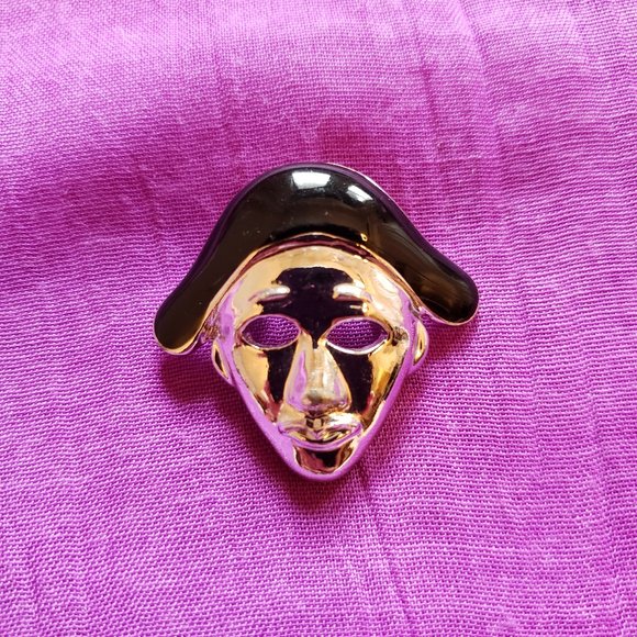 Lot Vintage Vtg Gold Silver Brass Metal 10 Brooches Pins Clips 1 Pair Shoe Clips - Picture 5 of 13